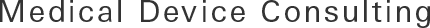 Medical Device Consulting