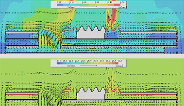 Airflow simulation